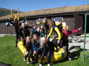 Rafting er gøy!